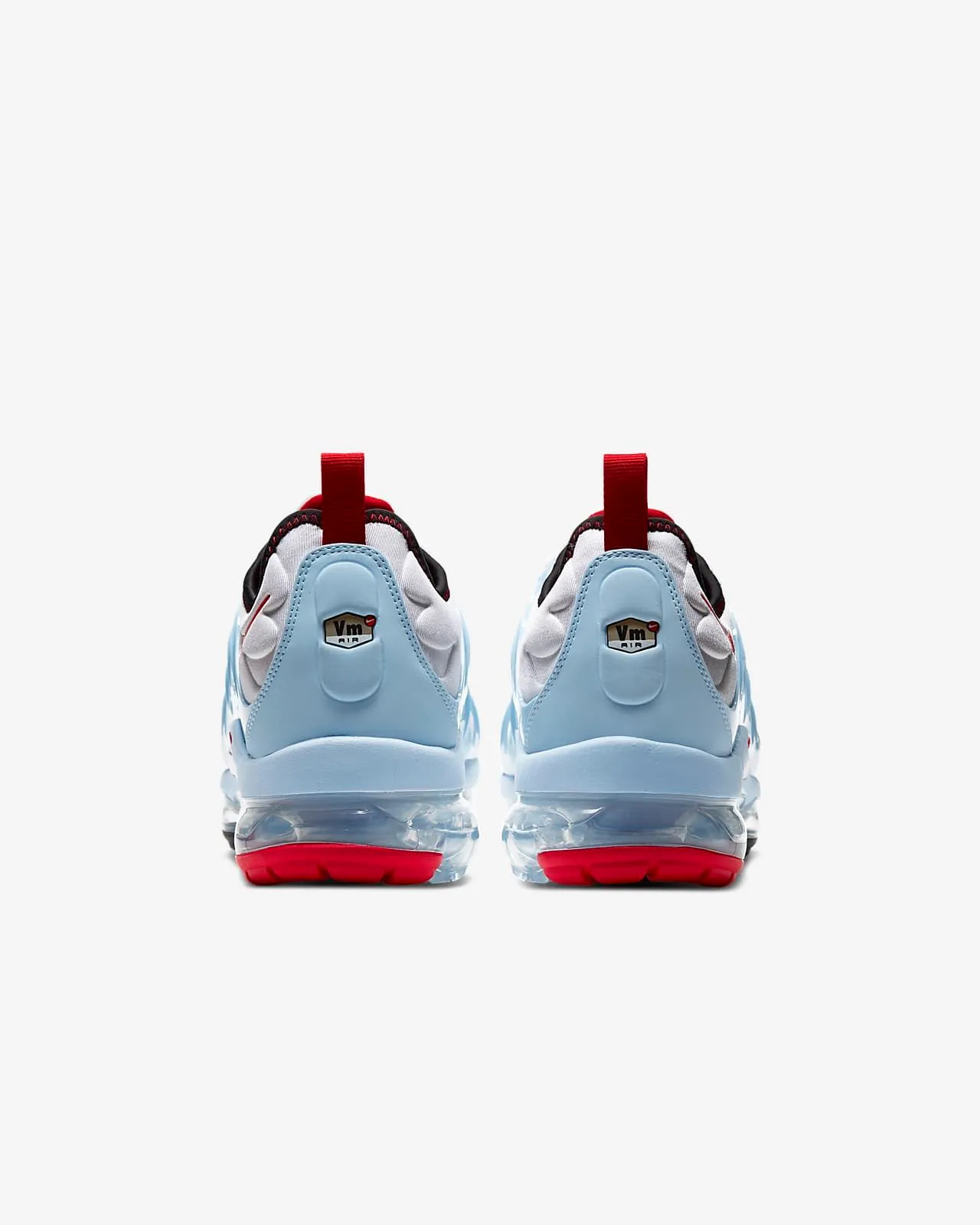 Nike White Blue Wave-Shaped Synthetic Cage Full-Length Visible Air Unit Lifestyle Sneakers 4