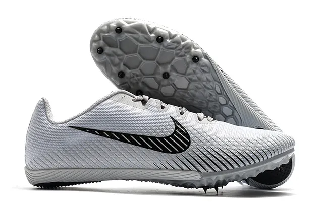 Nike White Pink Low-Cut Racing Spike Engineered Mesh Upper Running Shoes 10