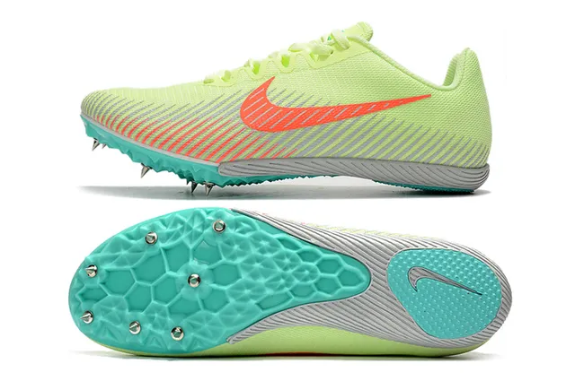 Nike White Pink Low-Cut Racing Spike Engineered Mesh Upper Running Shoes 16