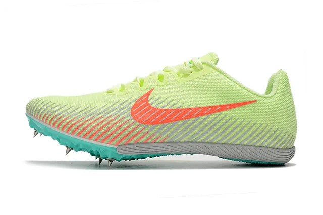 Nike White Pink Low-Cut Racing Spike Engineered Mesh Upper Running Shoes 19