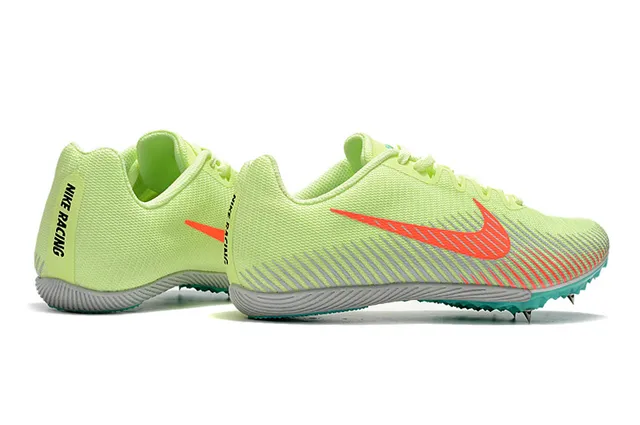 Nike White Pink Low-Cut Racing Spike Engineered Mesh Upper Running Shoes 21