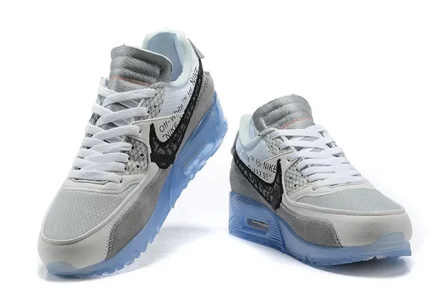 Nike x Off-White Air Max 90 White Beige Translucent Sole Lifestyle Sneakers 3