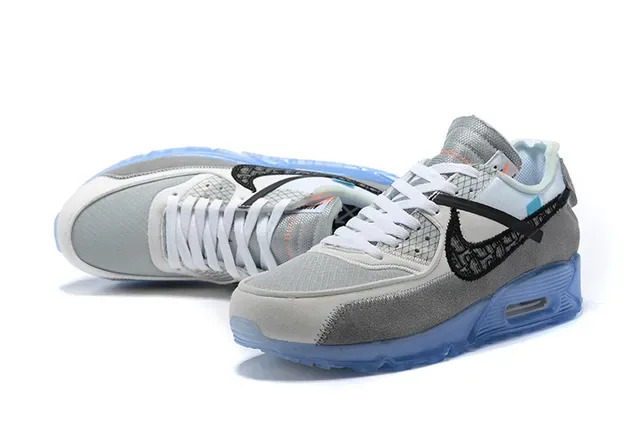 Nike x Off-White Air Max 90 White Beige Translucent Sole Lifestyle Sneakers 6