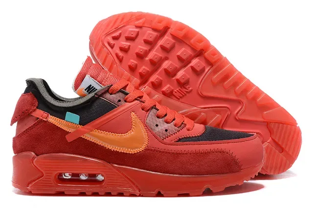 Nike x Off-White Air Max 90 White Beige Translucent Sole Lifestyle Sneakers 12