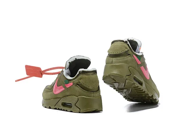 Nike x Off-White Air Max 90 White Beige Translucent Sole Lifestyle Sneakers 20