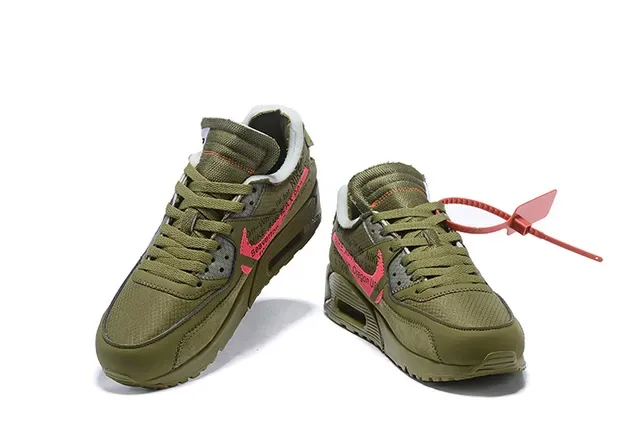 Nike x Off-White Air Max 90 White Beige Translucent Sole Lifestyle Sneakers 21