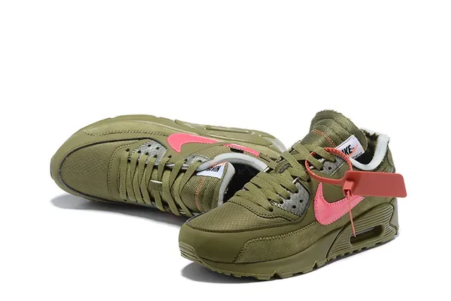 Nike x Off-White Air Max 90 White Beige Translucent Sole Lifestyle Sneakers 22