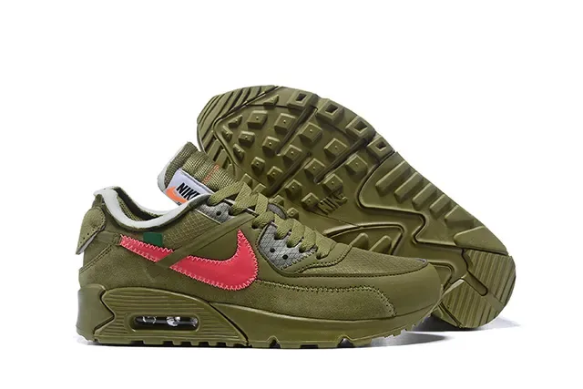 Nike x Off-White Air Max 90 White Beige Translucent Sole Lifestyle Sneakers 23