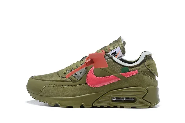 Nike x Off-White Air Max 90 White Beige Translucent Sole Lifestyle Sneakers 24