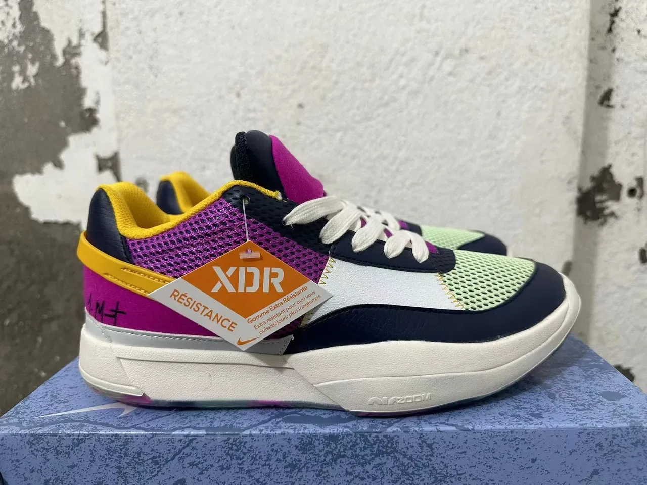 Nike XDR Resistance Color-Block Mesh and Leather Sneakers 4