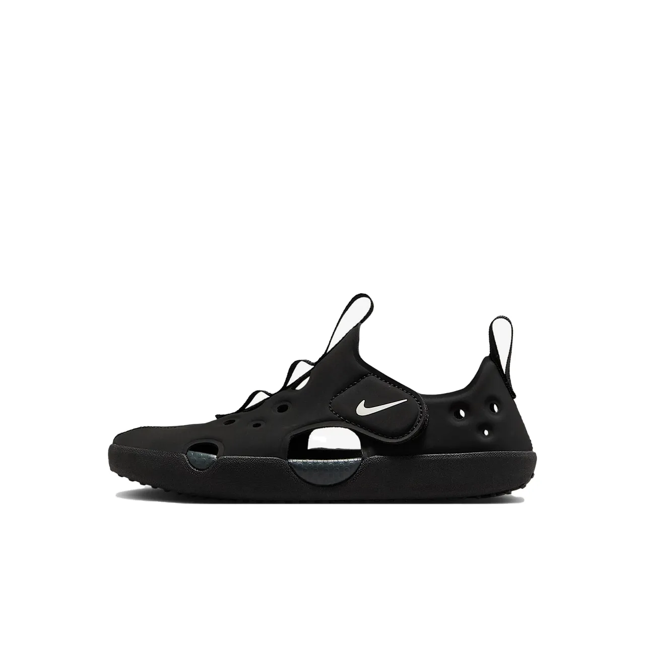 Nike Yellow Blue Strap-Closure Perforated Upper Casual Sandals 3