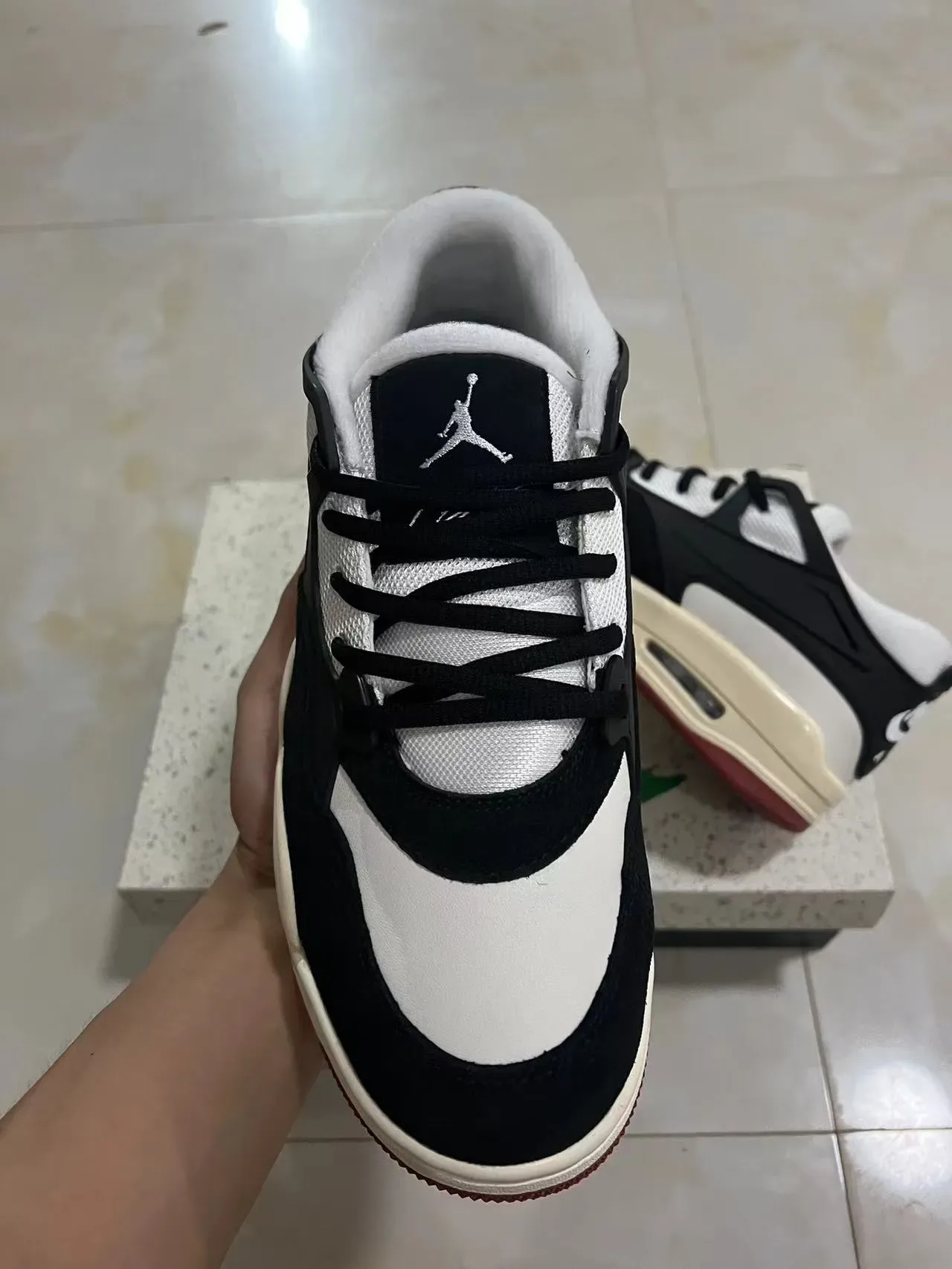 Nike Zoom 2K Preto Branco Creme Vermelho Tênis Chunky 3