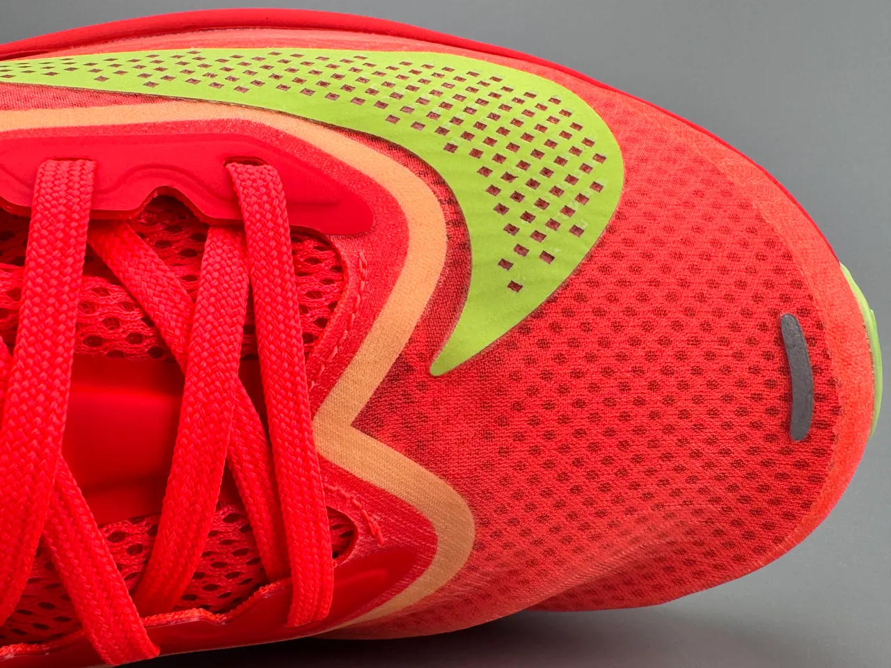 Nike Zoom Fly Red Yellow Racing Silhouette Engineered Mesh Upper Running Shoes 4