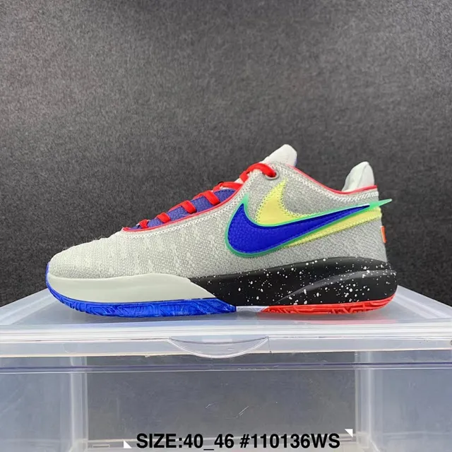 Nike Zoom GT Cut Grey Blue Red Basketball Shoes 2