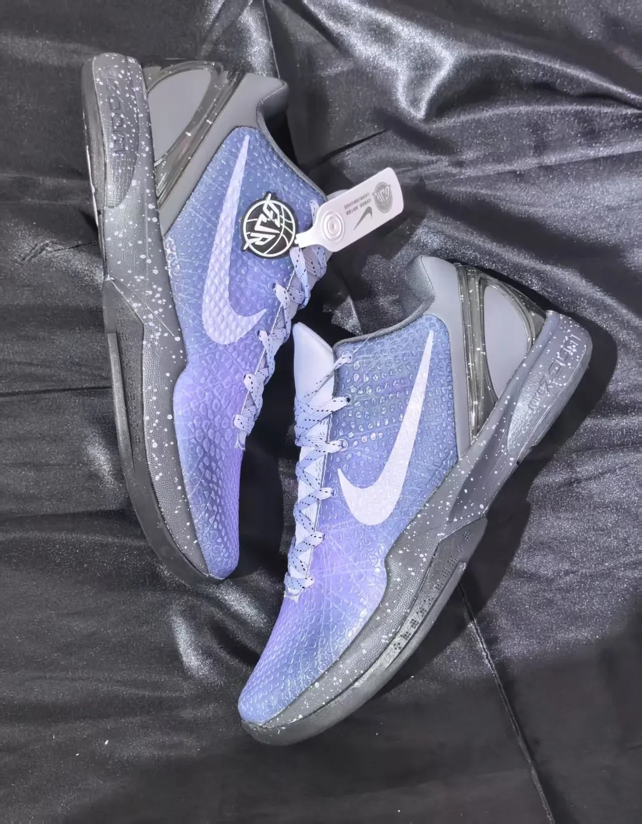 Chaussures de Basketball Nike Zoom Kobe VI Protro Bleu Violet Speckle 2