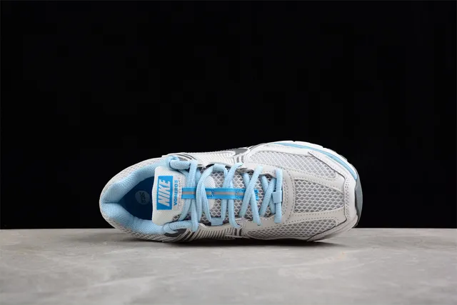 Nike Zoom Vomero 5 White Light Blue Running Shoes 12