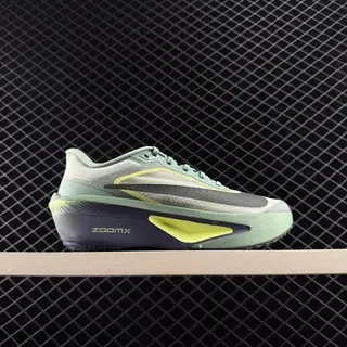 Nike ZoomX Verde Amarillo Mesh Superior Mediplantilla Zapatillas de correr