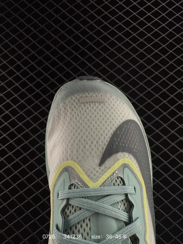 Nike ZoomX Verde Amarillo Mesh Superior Mediplantilla Zapatillas de correr 5