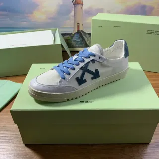Off-White Flèche Bleu Toile Supérieure Logo Diagonal Lifestyle Sneakers