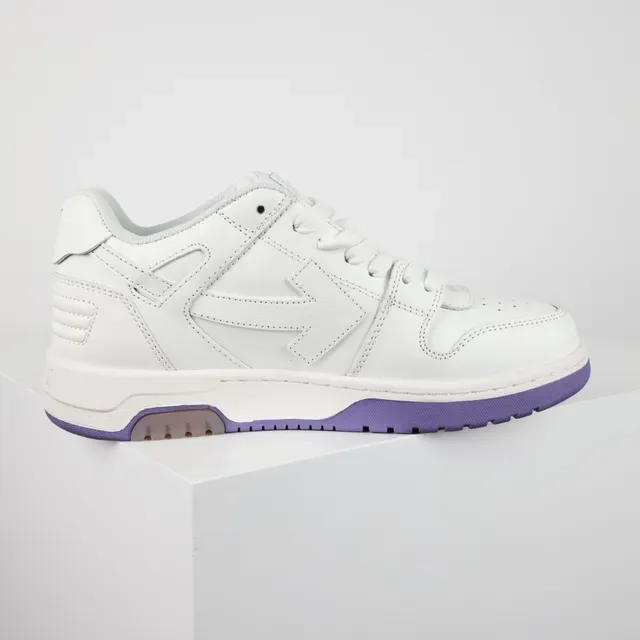 Off-White Pour Marcher Blanches Violettes Graffiti Lifestyle Sneakers 7