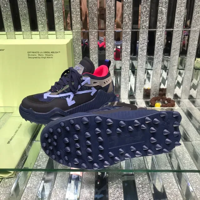 Off-White Industrial Runner Navy Black Pink Purple Lifestyle Sneakers 2