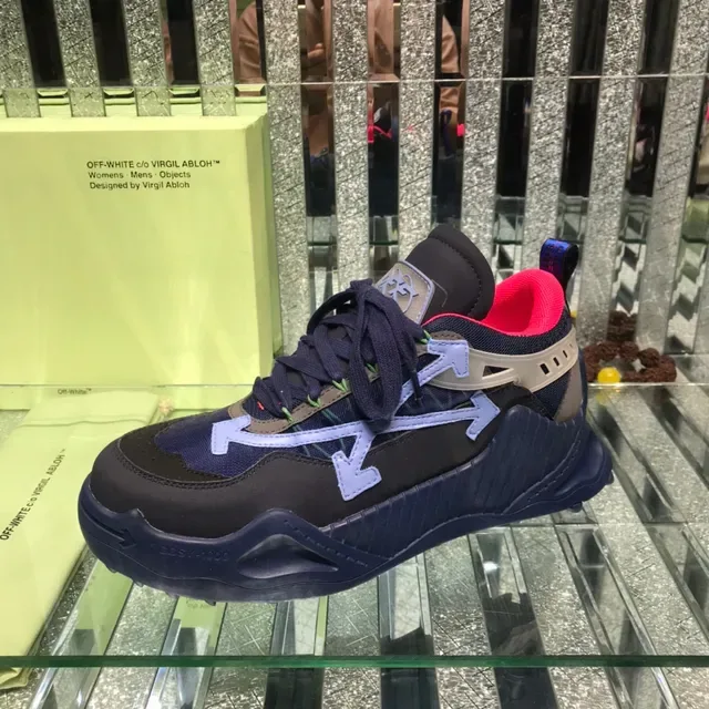 Off-White Industrial Runner Navy Black Pink Purple Lifestyle Sneakers 3