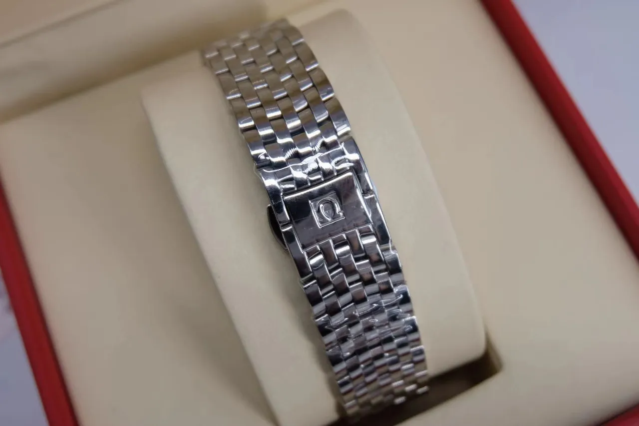 Omega De Ville Black Dial Stainless Steel Mechanical Watch 8
