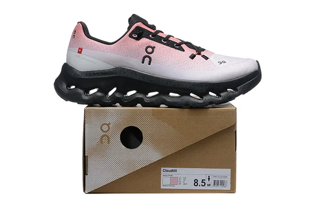 On Cloudmonster Pink Gradient Running Shoes 2