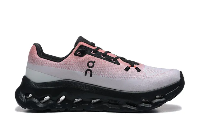 On Cloudmonster Pink Gradient Running Shoes 4