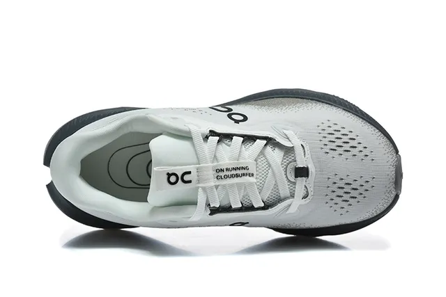 On Cloudsurfer 3 White Dark Gray Running Shoes 2