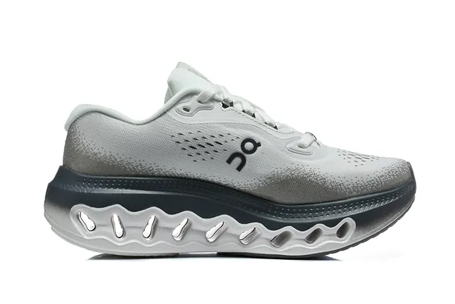 On Cloudsurfer 3 White Dark Gray Running Shoes 3