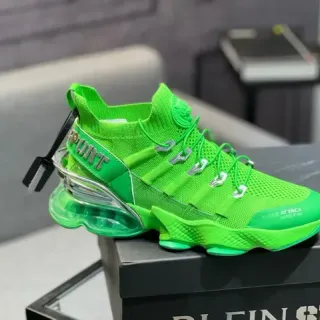 Onitsuka Tiger Attack Neon Green Chunky Sneakers