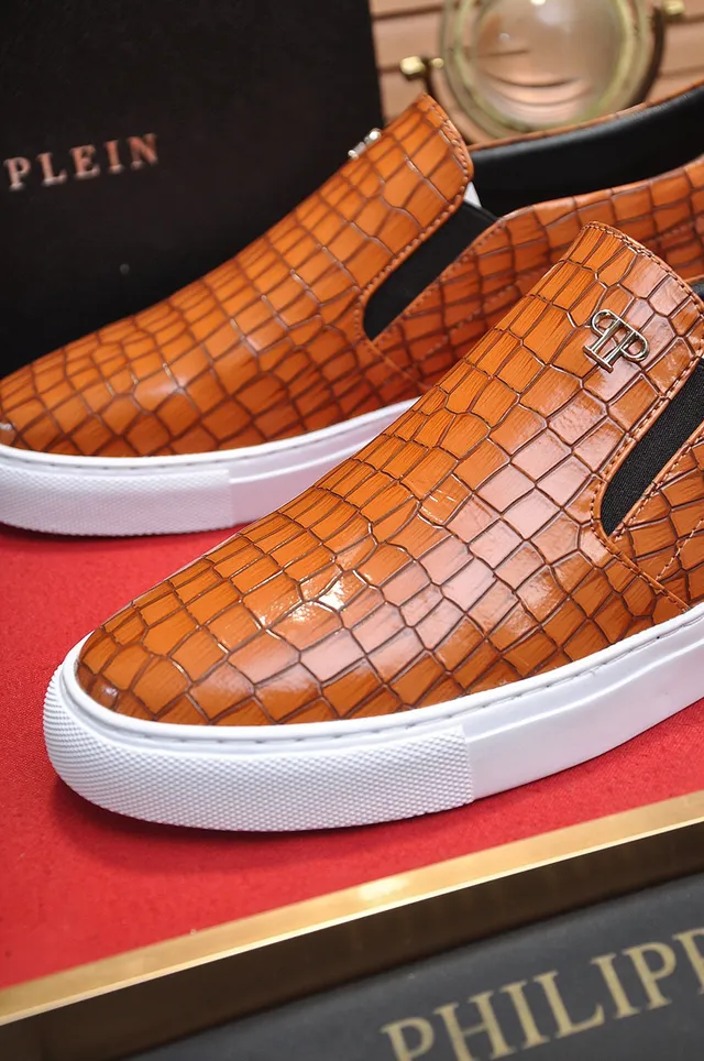 Philipp Plein Croc-Embossed Slip-On Loafers 3