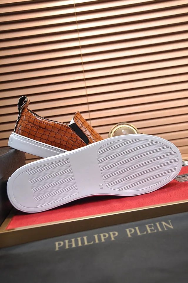Philipp Plein Croc-Embossed Slip-On Loafers 4