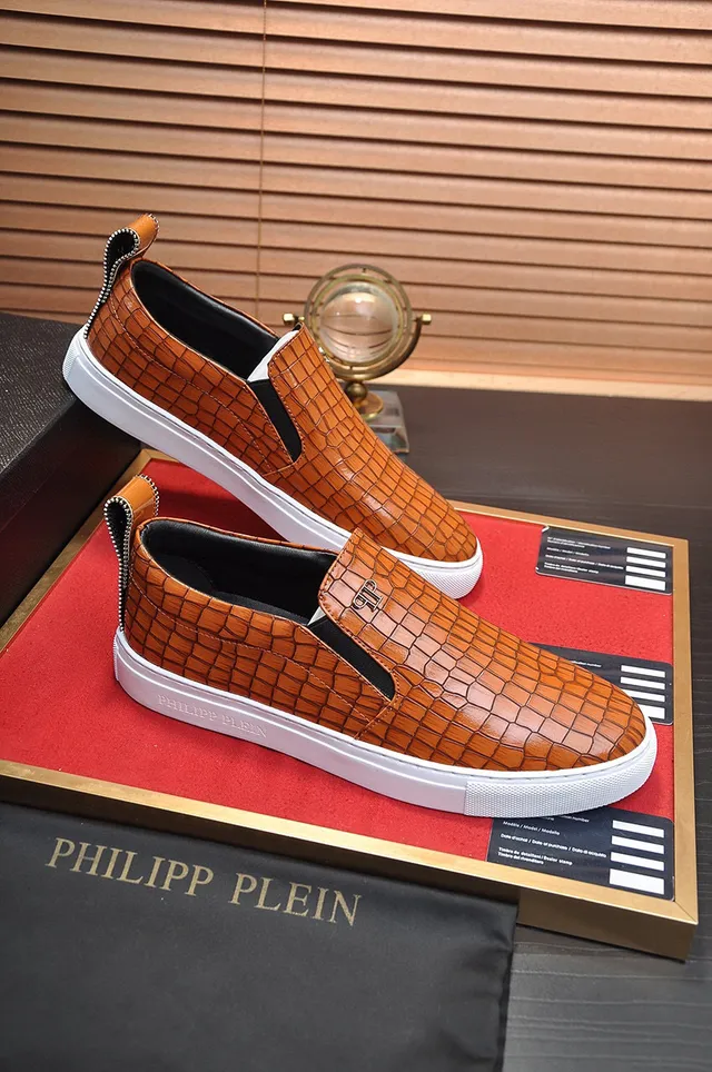 Philipp Plein Croc-Embossed Slip-On Loafers 5