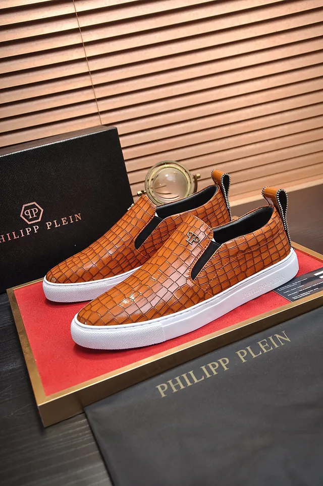 Philipp Plein Croc-Embossed Slip-On Loafers 7