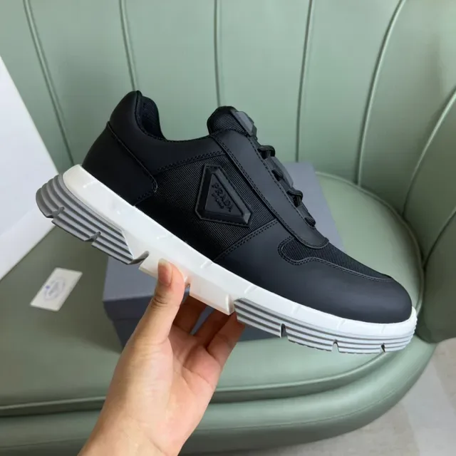 Prada Cloudbust Black and White Lifestyle Sneakers 5