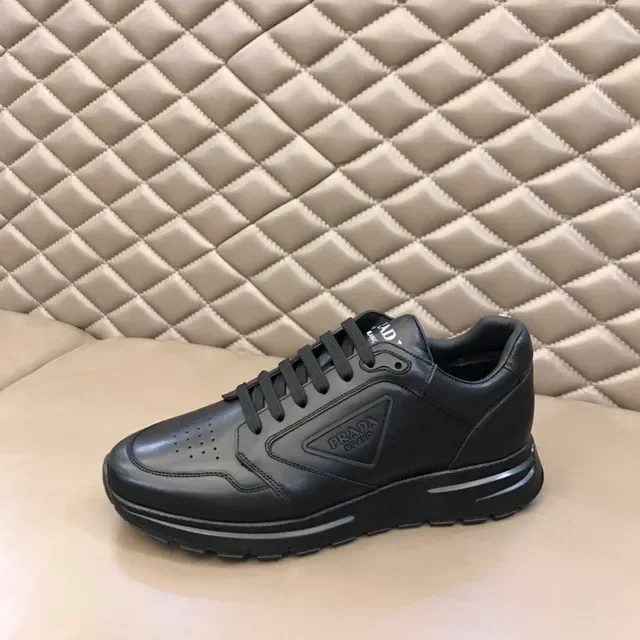 Prada Cloudbust Black Leather Lifestyle Sneakers 6