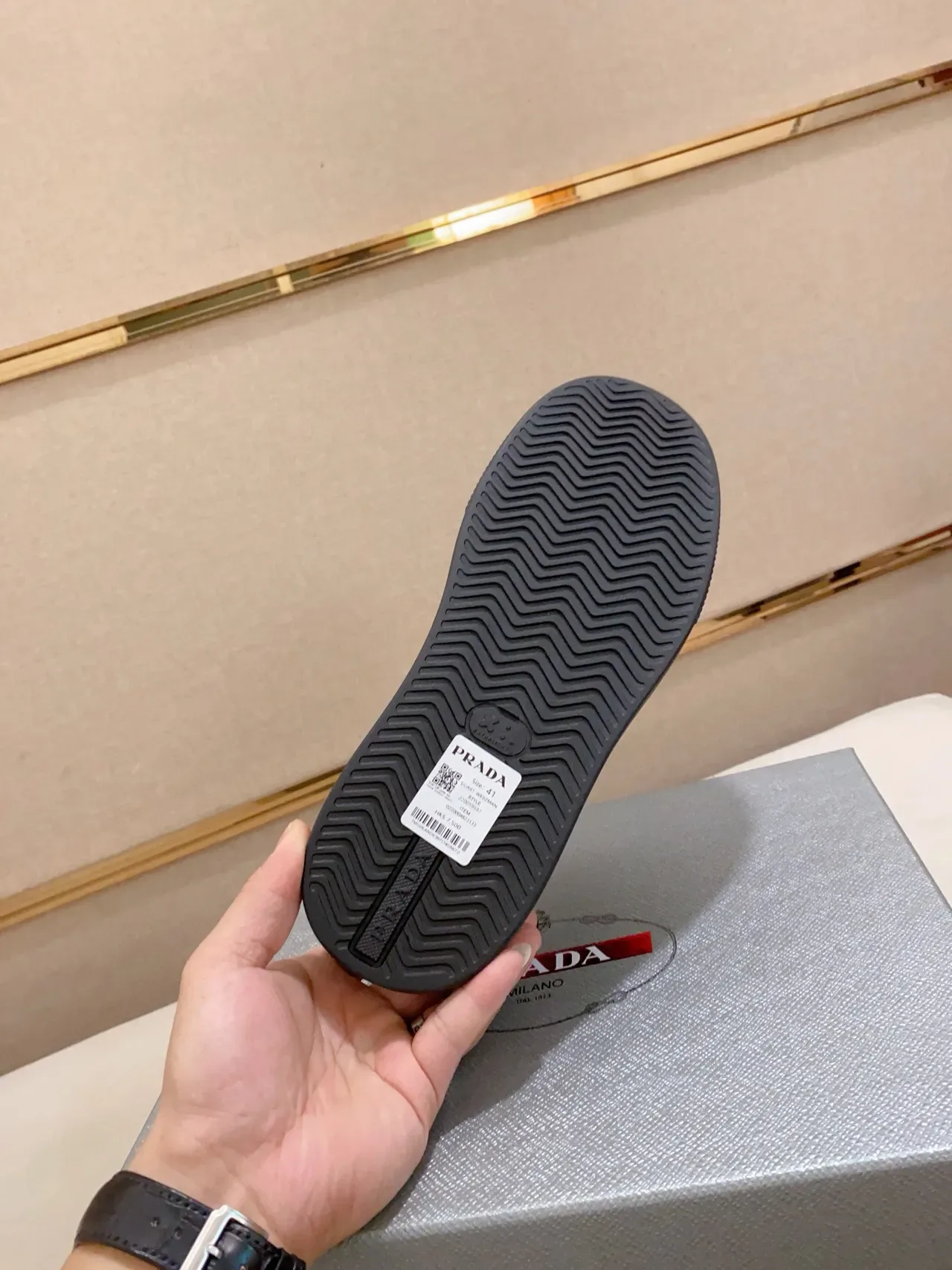 Prada Cloudbust Monochrome Black Lifestyle Sneakers 2