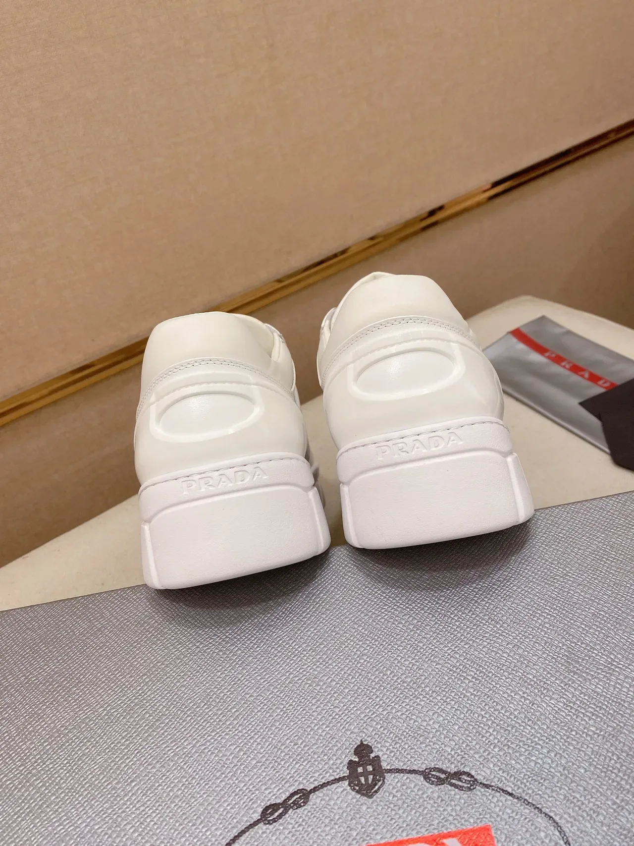 Prada Cloudbust White Slip-On Lifestyle Sneaker 8