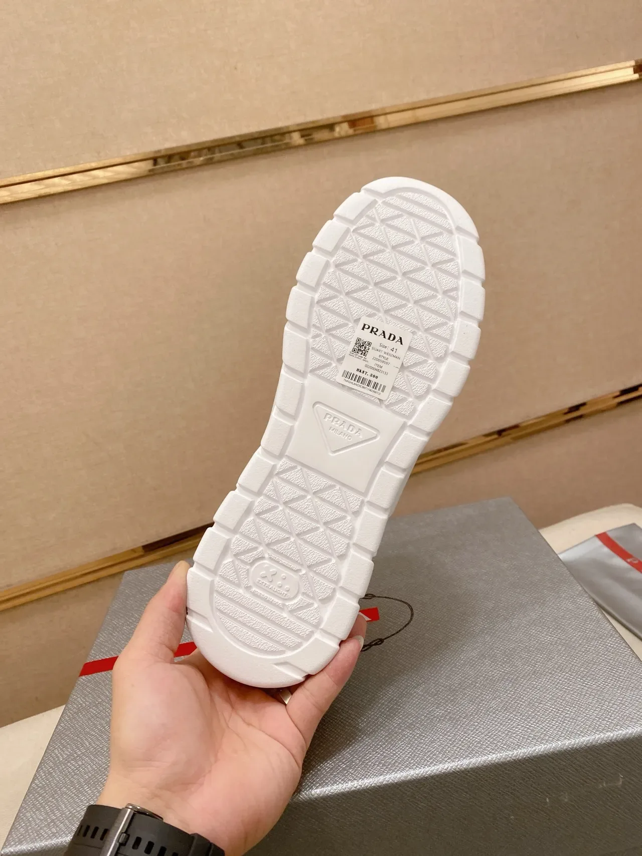 Prada Cloudbust White Slip-On Lifestyle Sneaker 9
