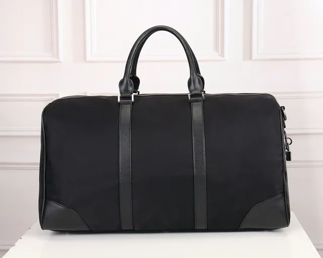Prada Re-Nylon Black Body Leather Trim Duffle Bag 8