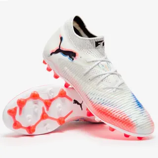 Puma Future Z Gradient White Red Blue Firm-Ground फुटबॉल जूते