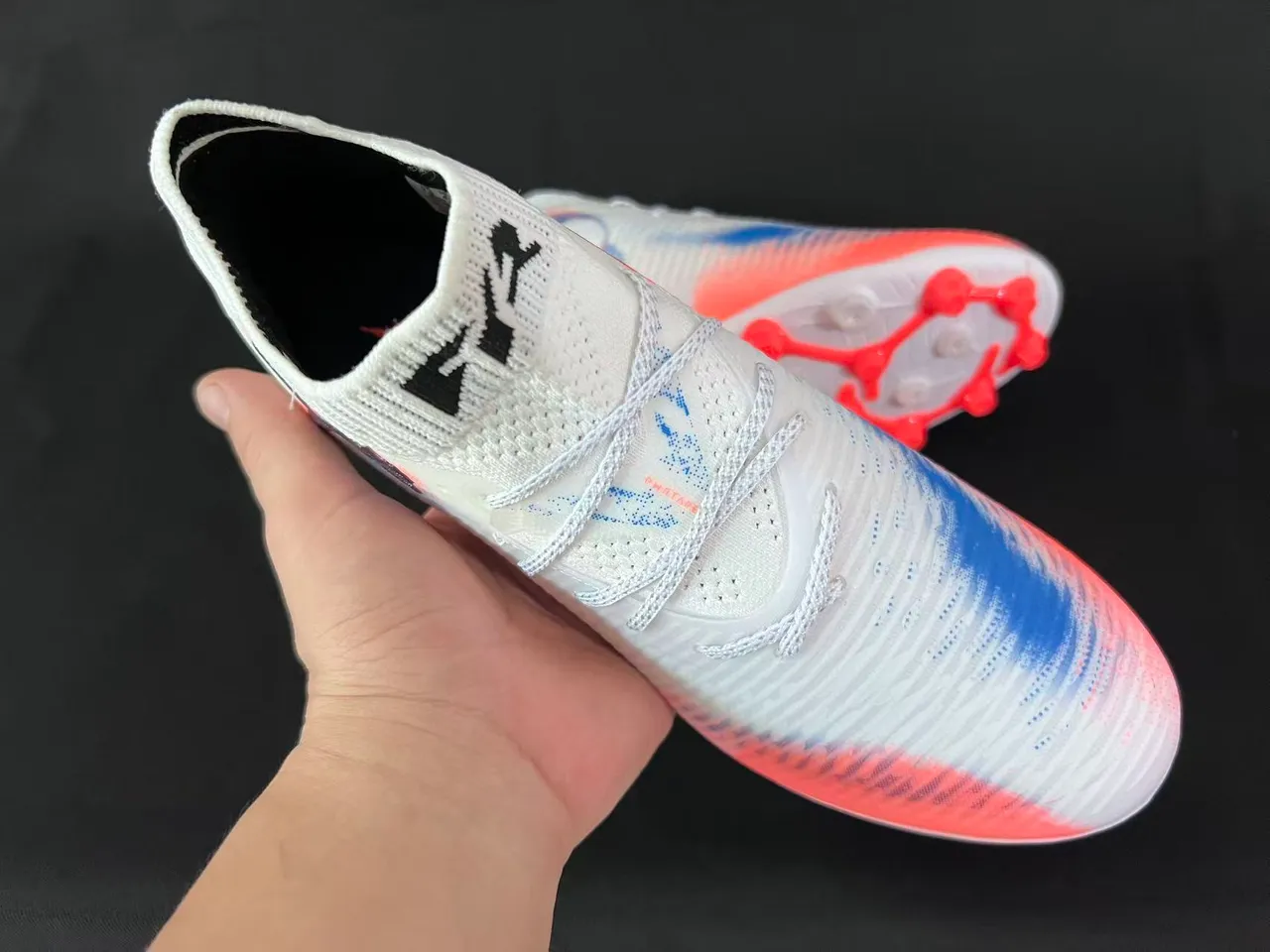 Puma Future Z Gradient White Red Blue Firm-Ground Chaussures de football 5