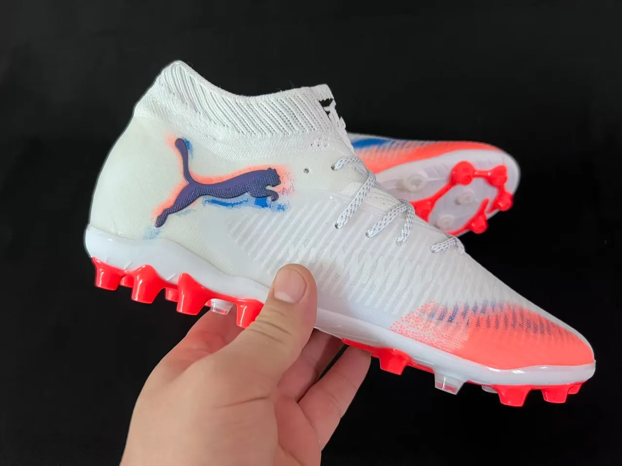Puma Future Z Gradient White Red Blue Firm-Ground Chaussures de football 6