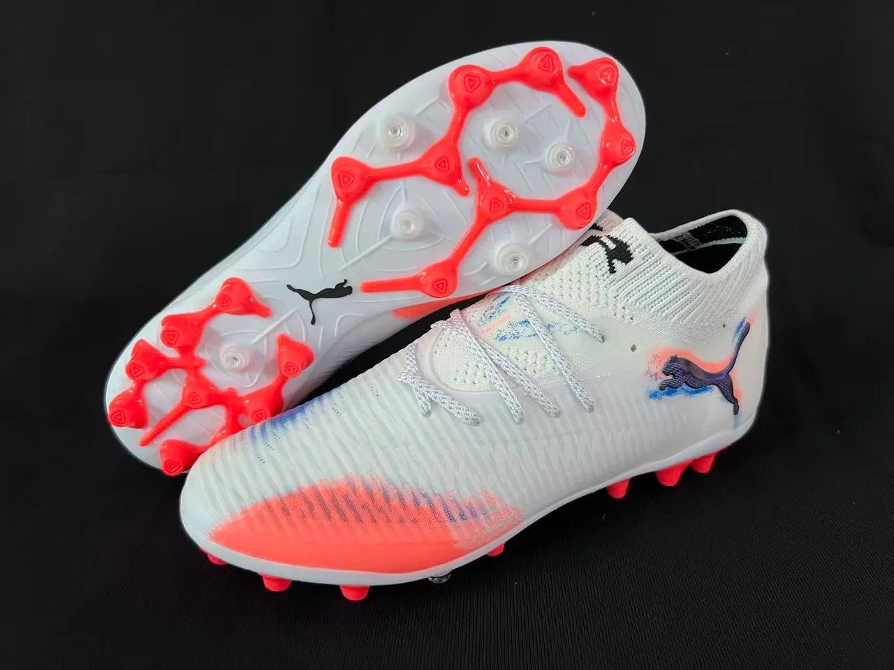Puma Future Z Gradient White Red Blue Firm-Ground Chaussures de football 8