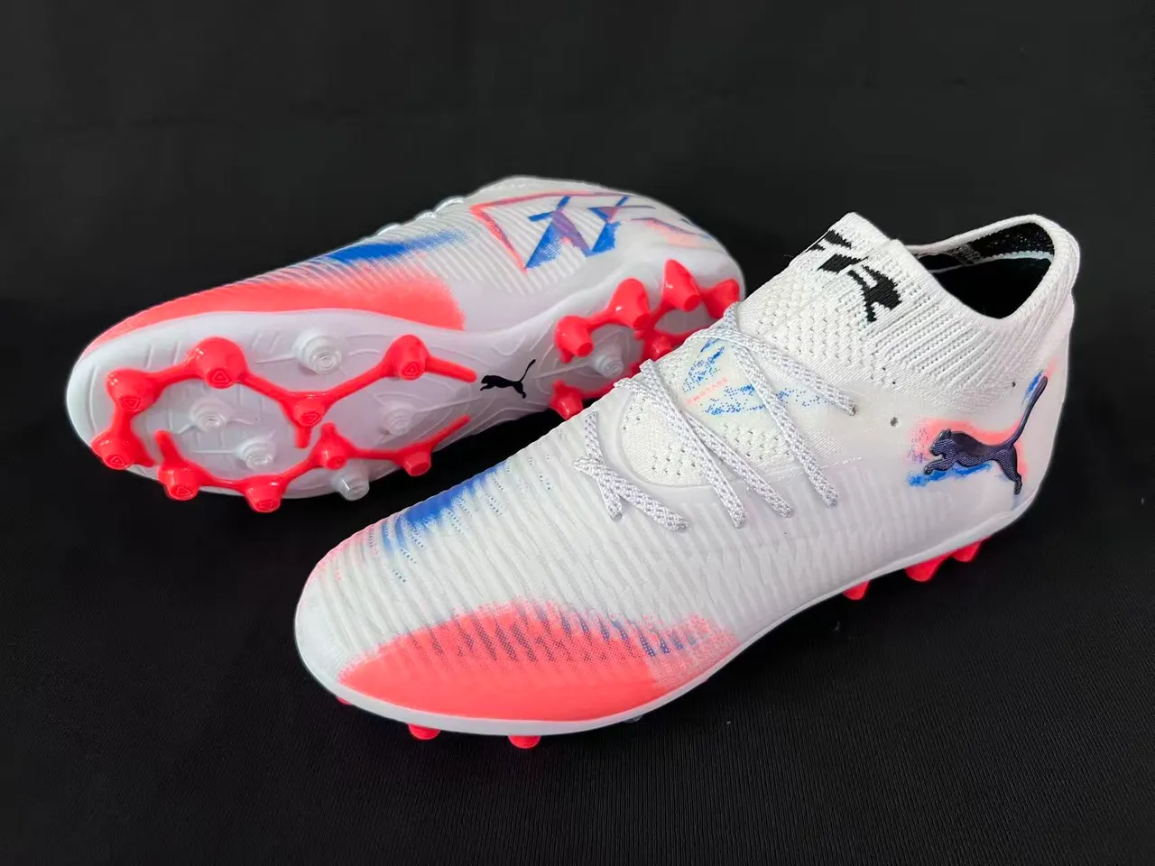 Puma Future Z Gradient White Red Blue Firm-Ground Chaussures de football 9