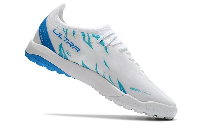 Puma Orange Argent Sock-Fit Knit Upper Low-Profile Studs Turf Chaussures de Football 23
