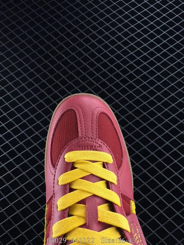Puma Roma Rouge Jaune Low-Top Suede-et-Cuirs Panneau Lifestyle Sneakers 3