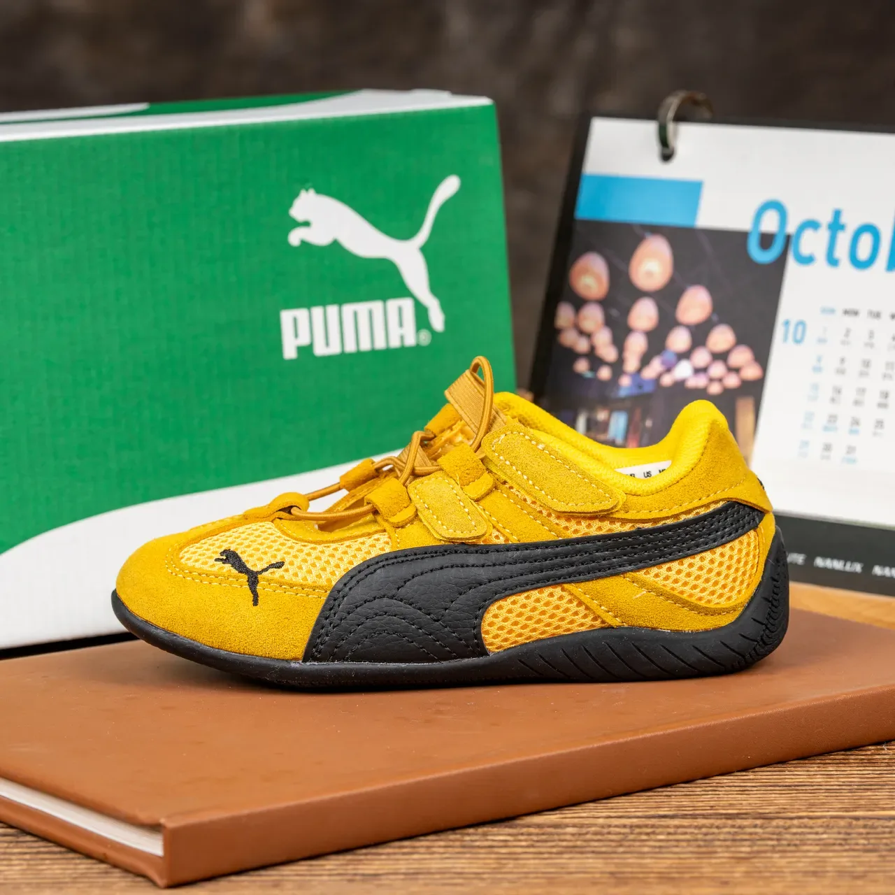 Puma Speedcat Enfants Jaune et Noir lifestyle sneakers 21